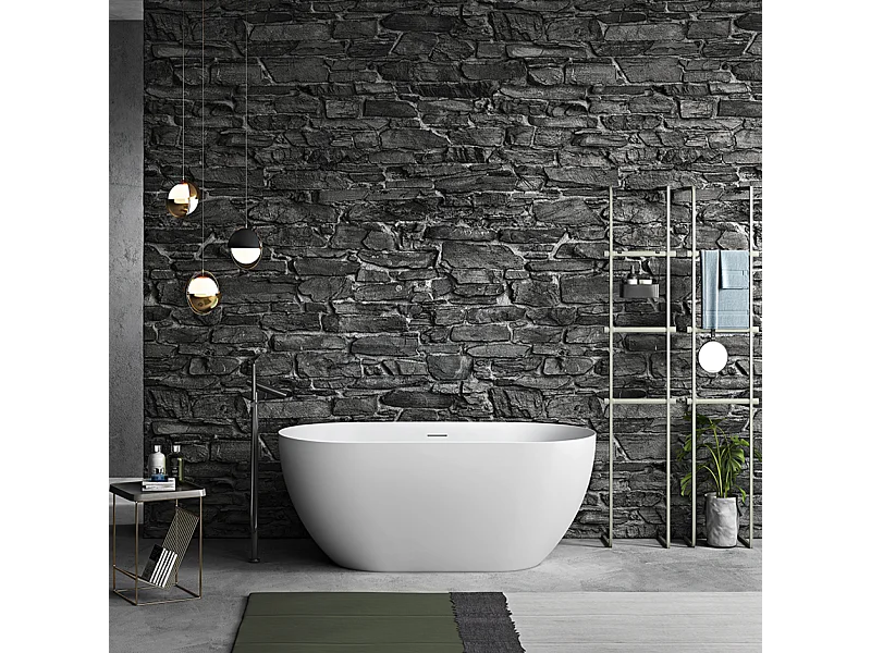 Vasca freestanding LISBON bianca Opaca 150 cm