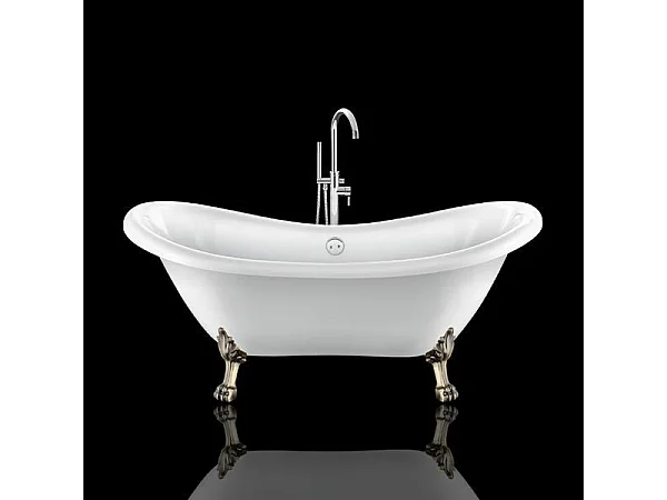 Bañera con patas DARLINGTON  175 cm patas LEÓN BRONCE ENVEJECIDO
