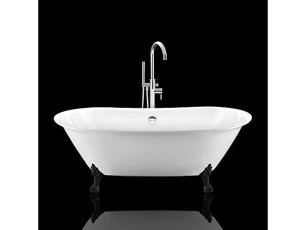 Bañera con patas SURRY HILLS  165 cm patas LEÓN NEGRAS