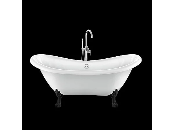 Bañera con patas DARLINGTON  175 cm patas LEÓN NEGRAS