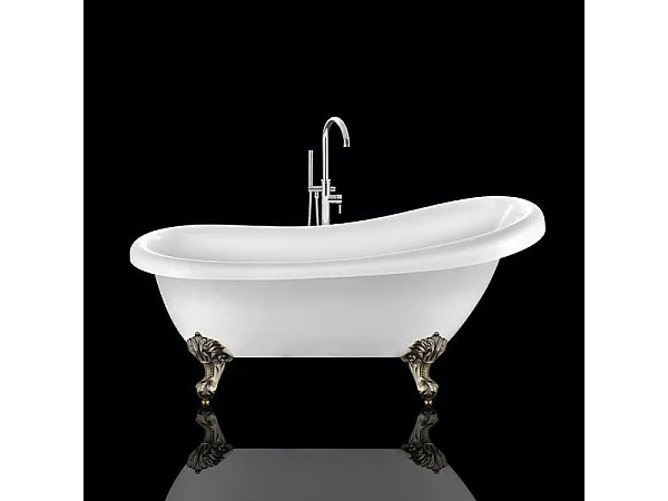 Bañera con patas RICHMOND  171 cm patas ÁGUILA BRONCE ENVEJECIDO