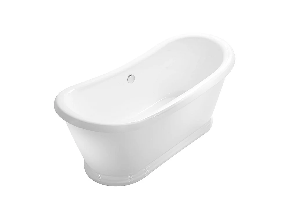 Vasca freestanding con base PITTSBURGH Bianca 177 cm