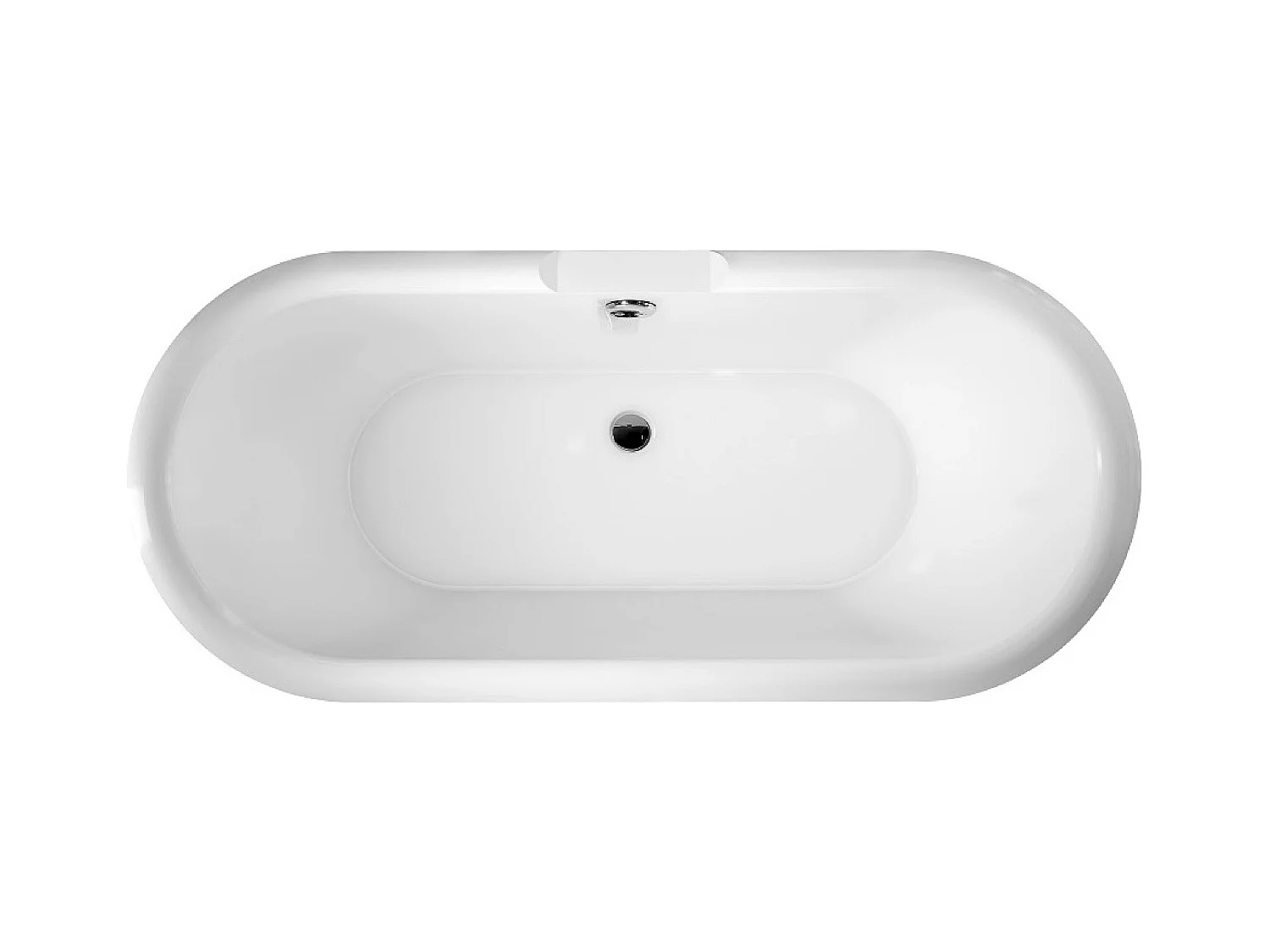 Baignoire ancienne rétro sur pieds CHELSEA Blanche 154 cm Pieds d'Aigle Noirs