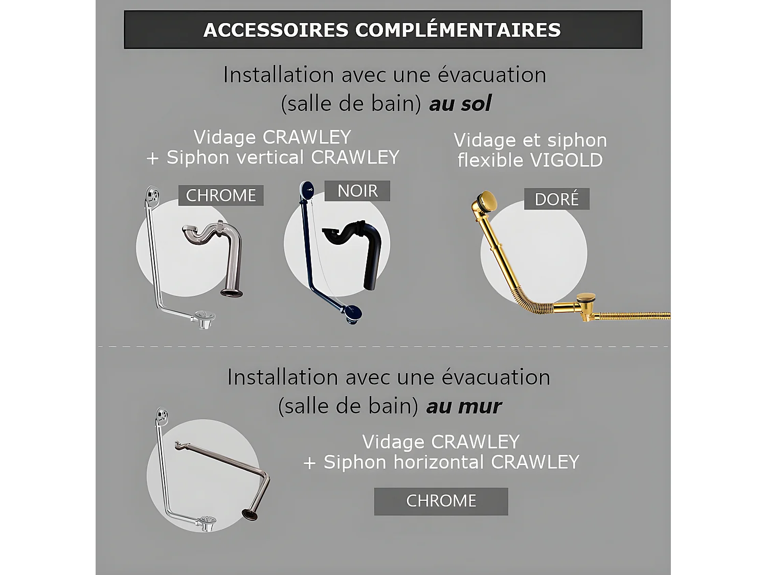 Freistehende Badewanne mit Füßen CHELSEA Adlerfüße SCHWARZ 154 cm