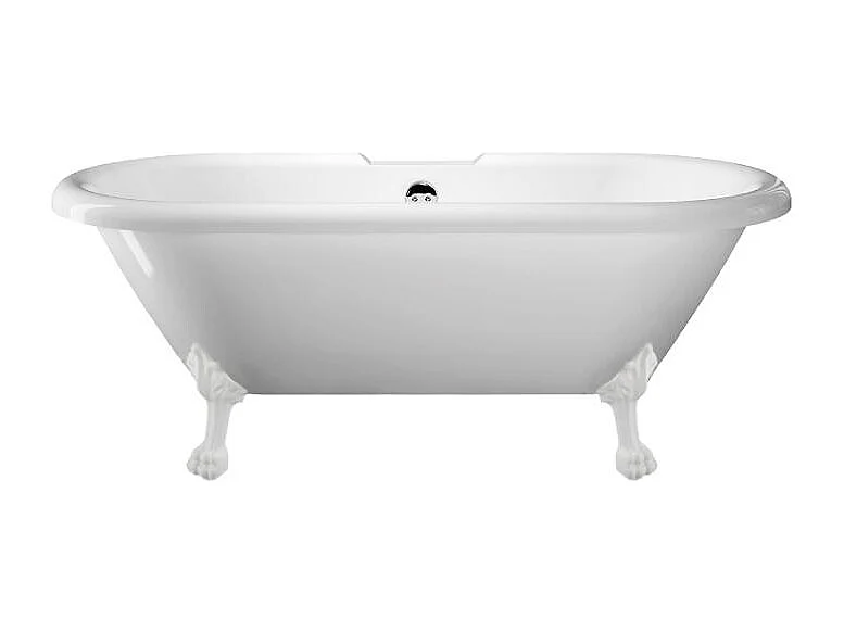 Bañera con patas CHELSEA  170 cm patas LEÓN BLANCAS