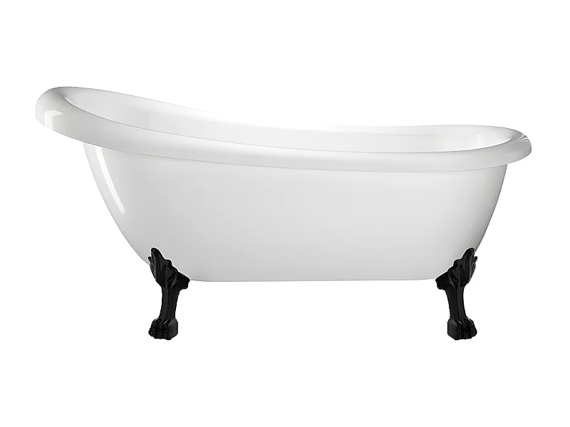 Bañera con patas RICHMOND  155 cm patas LEÓN NEGRAS
