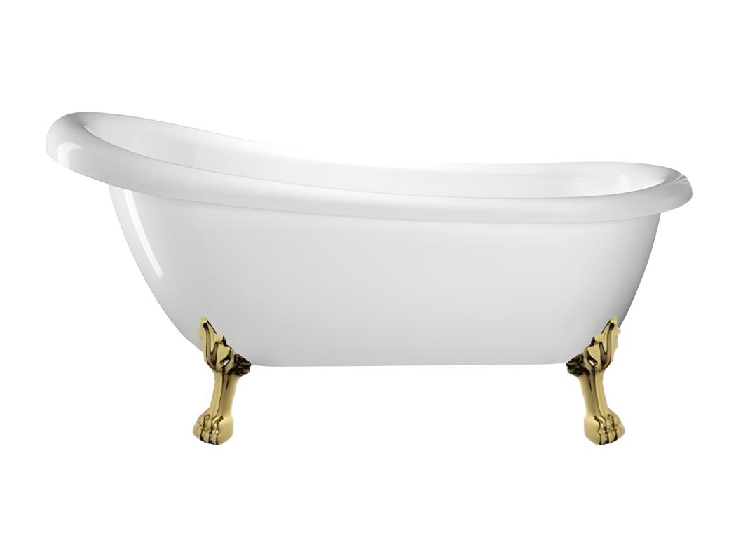 Bañera con patas RICHMOND  171 cm patas LEÓN DORADAS