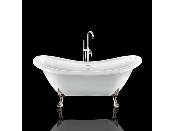 Bañera con patas DARLINGTON  175 cm patas LEÓN COBRE ENVEJECIDO