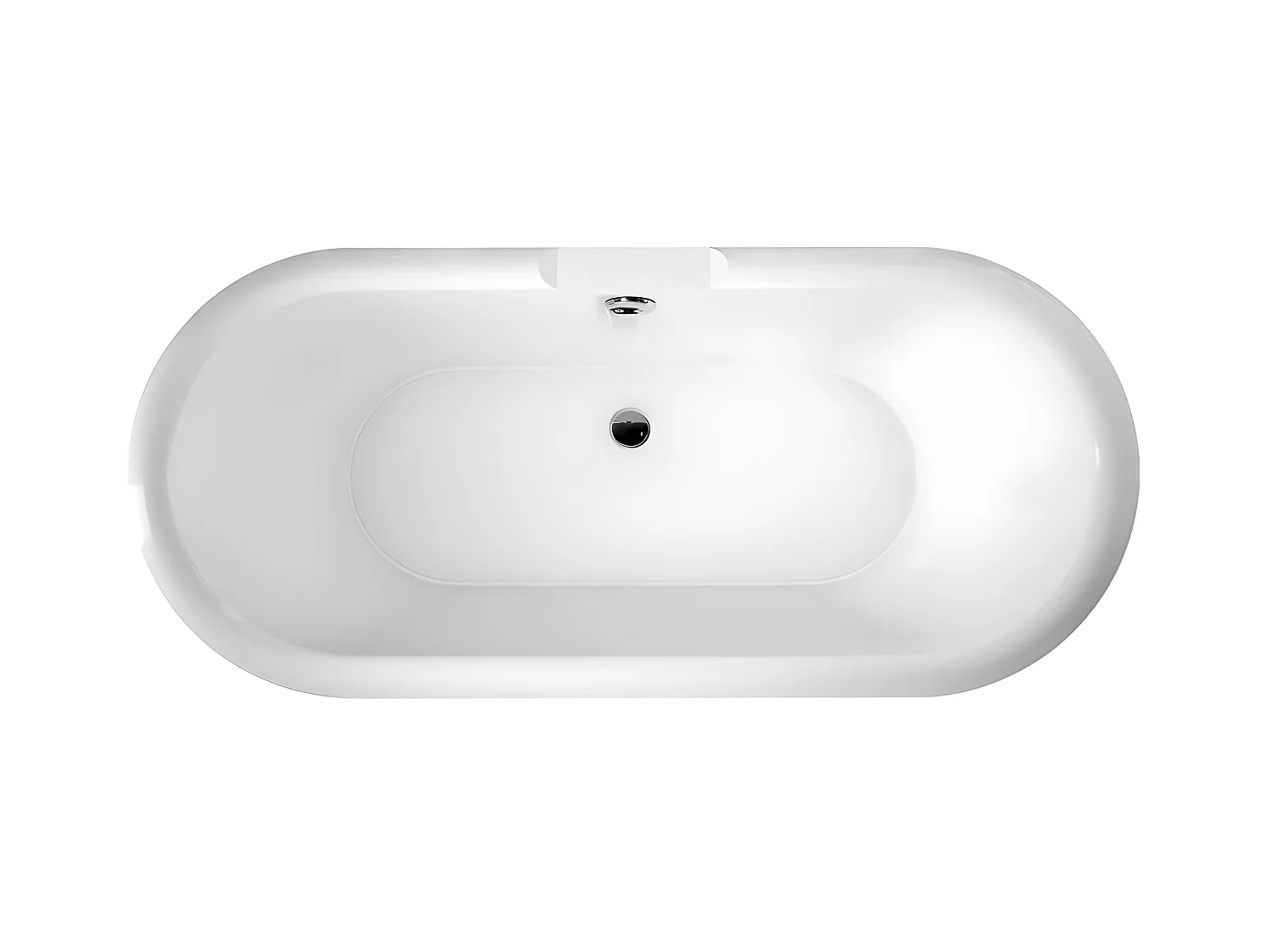 Freistehende Badewanne mit Füßen CHELSEA Adlerfüße SCHWARZ 170 cm