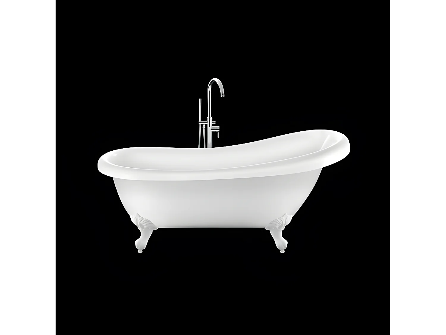 Bañera con patas RICHMOND  171 cm patas ÁGUILA BLANCAS