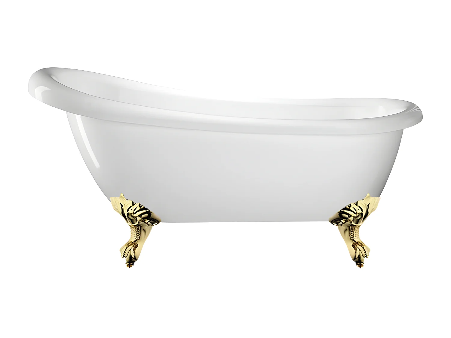 Bañera con patas RICHMOND  171 cm patas ÁGUILA DORADAS