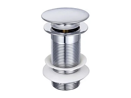 Piletta per lavabo senza troppo pieno