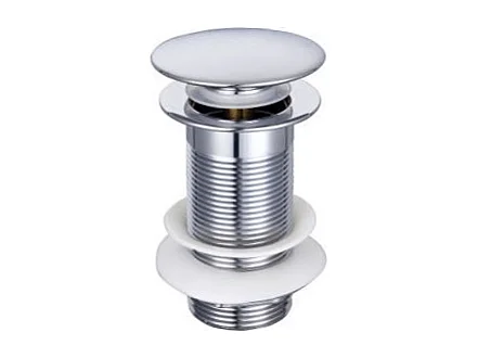 Bonde lavabo pour vasques sans trop-plein