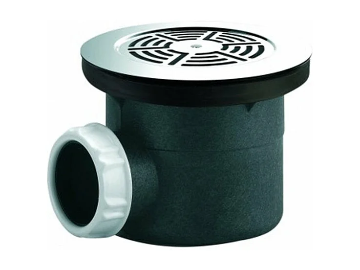 Piletta di scarico orizzontale VALENTIN per piatto doccia SoliCast®