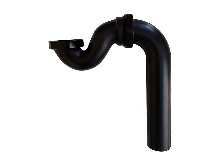 Siphon vertical pour baignoires anciennes CRAWLEY noir