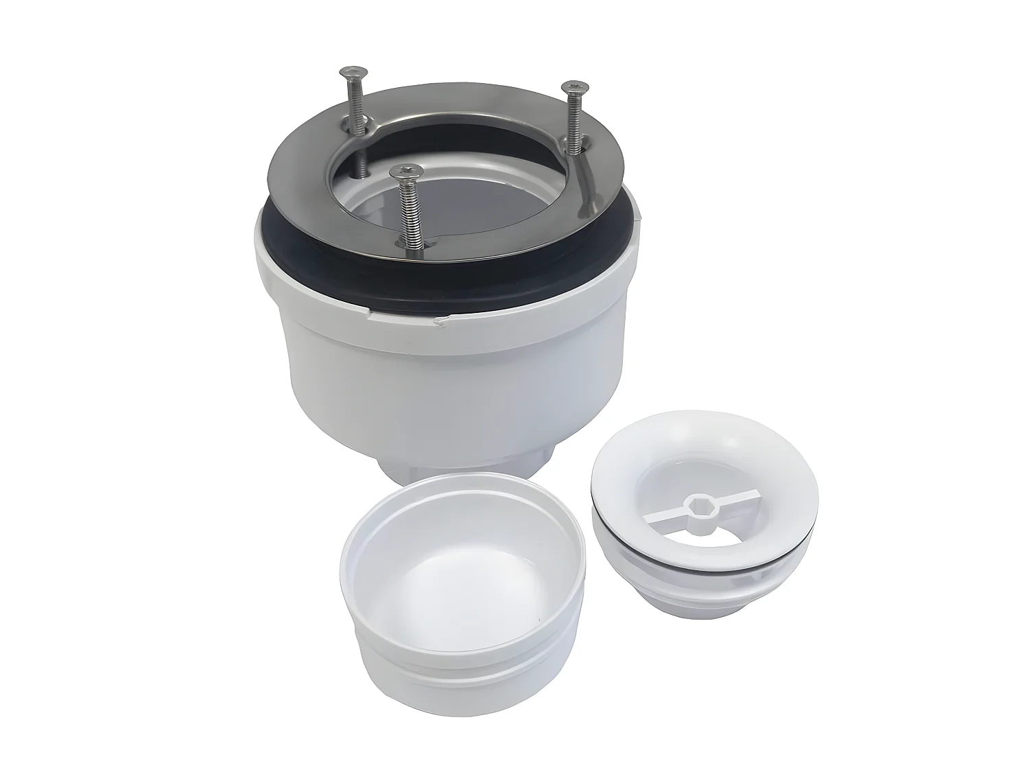 Bonde verticale Sanycces Ø90 mm pour receveur de douche