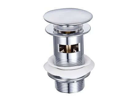 Piletta per lavabo con troppo pieno sistema click/clack