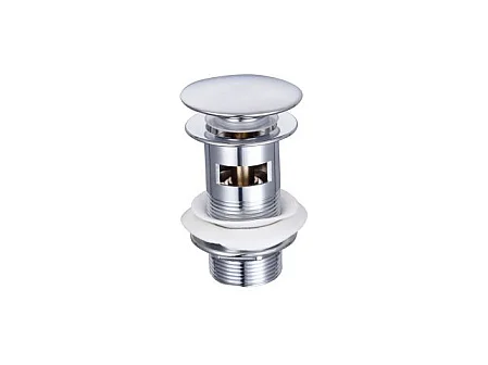 Piletta per lavabo con troppo pieno sistema click/clack