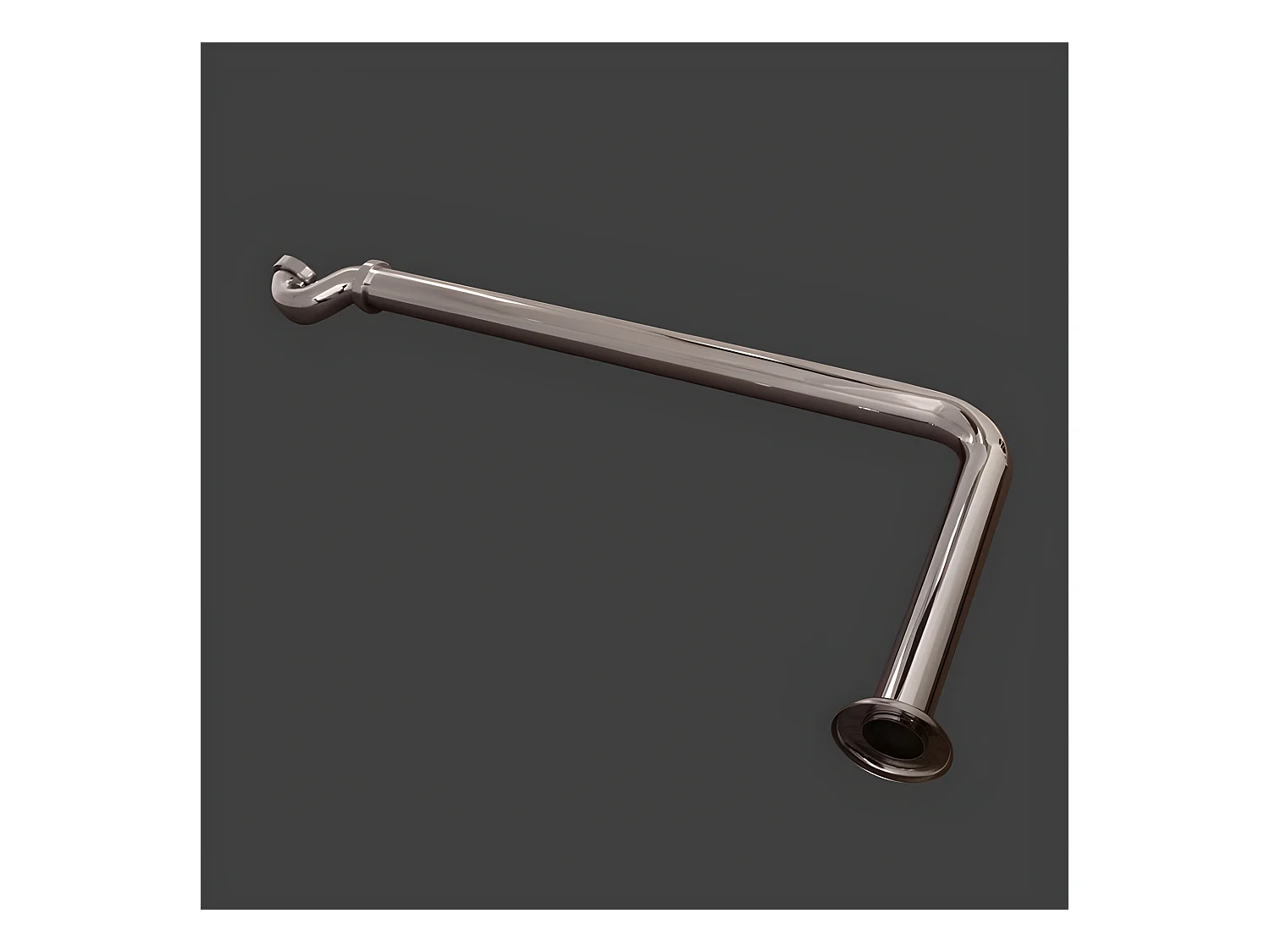 Siphon horizontal CRAWLEY für Gusseisen und Resicryl® Retro-Badewannen