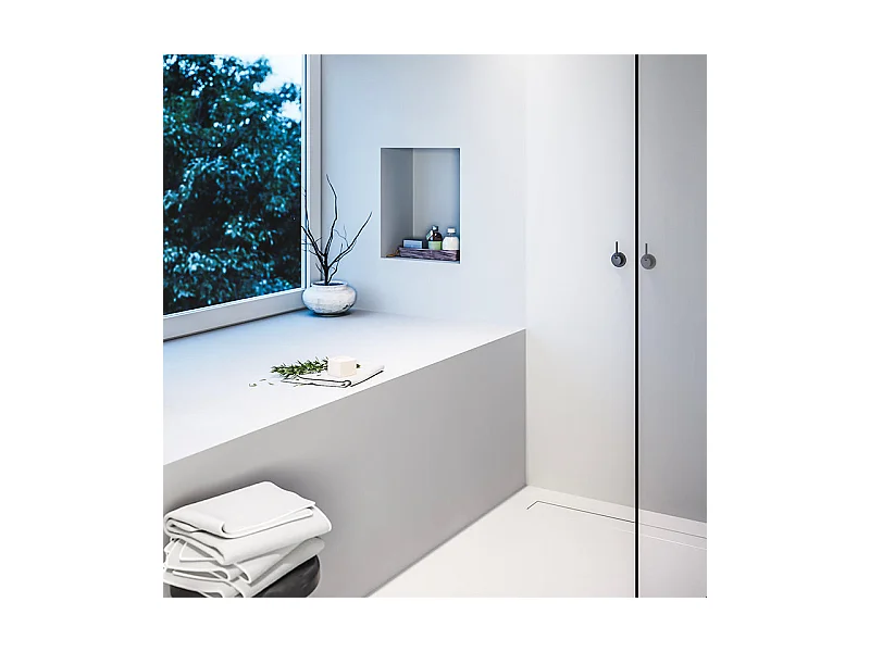 Nicchia doccia da piastrellare 40 x 40 cm e 9 cm di profondità