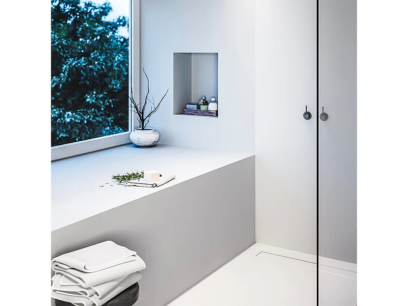 Nicchia doccia da piastrellare 40 x 40 cm e 9 cm di profondità