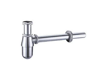 Siphon verchromtes Messing für Retro-Waschtische