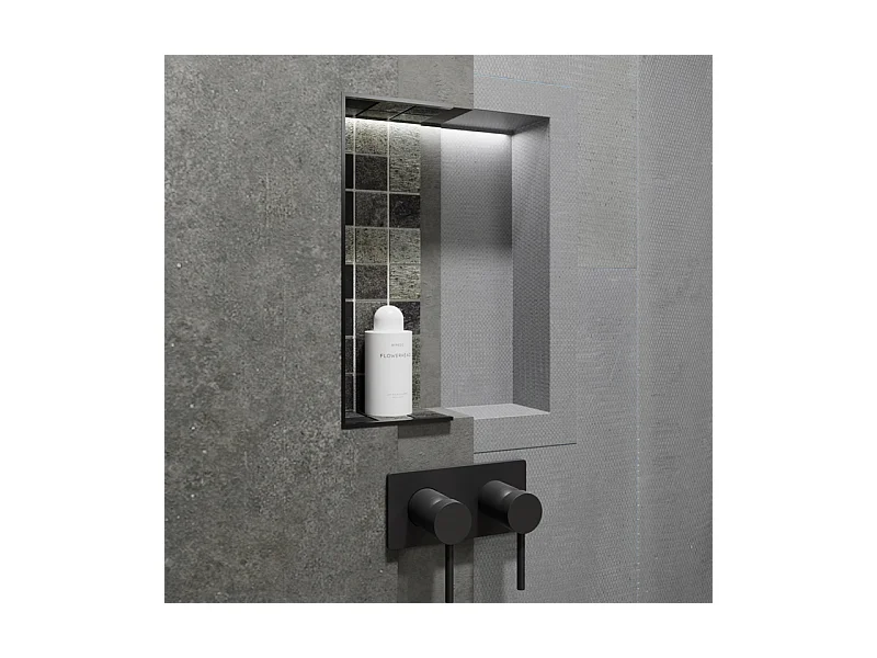 Nicchia doccia da piastrellare 30 x 30 cm e 9 cm di profondità