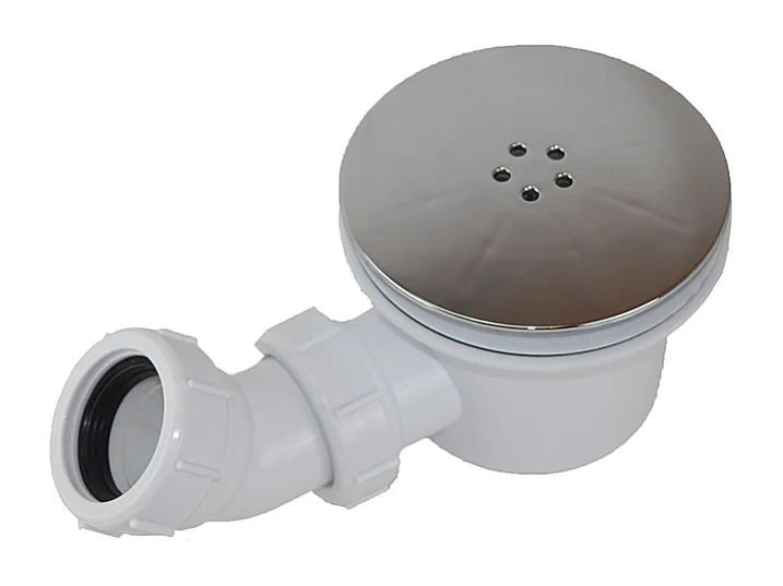 Bonde horizontale avec capot Ø90 pour receveurs de douche