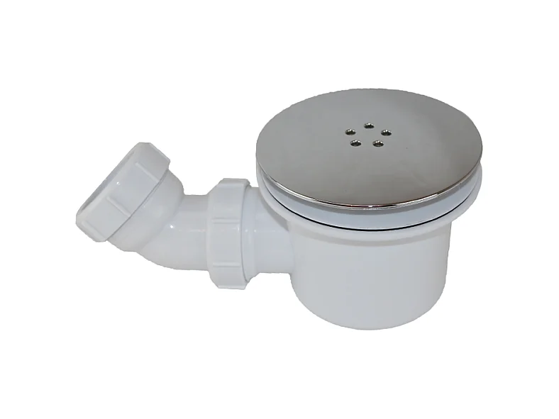 Bonde horizontale avec capot Ø90 pour receveurs de douche