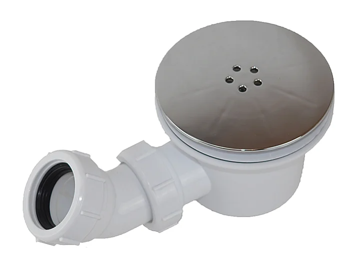 Bonde horizontale avec capot Ø90 pour receveurs de douche