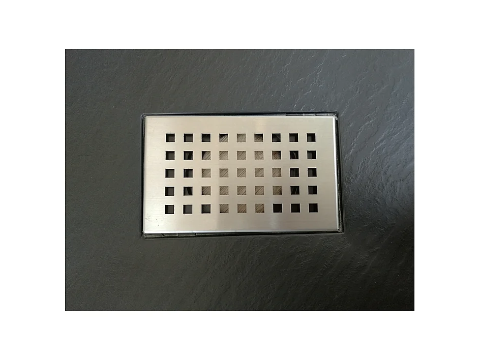 Griglia in acciaio inox PIATTO per piatti doccia in SoliCast© modello griglia