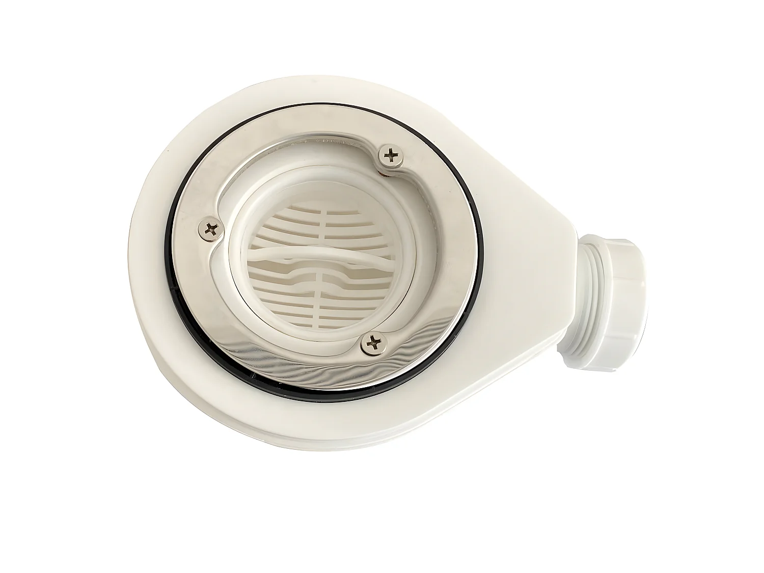 Bonde horizontale sans capot Ø90 DONA pour receveurs de douche