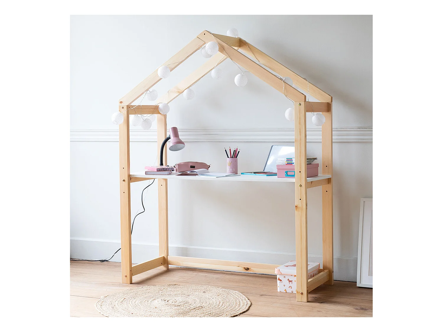 Bureau cabane évolutif pour enfant MARTIN - HAPPY GARDEN