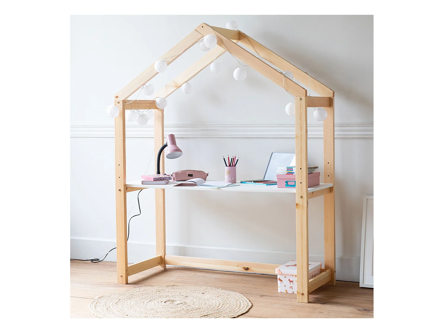 Bureau cabane évolutif pour enfant MARTIN - HAPPY GARDEN