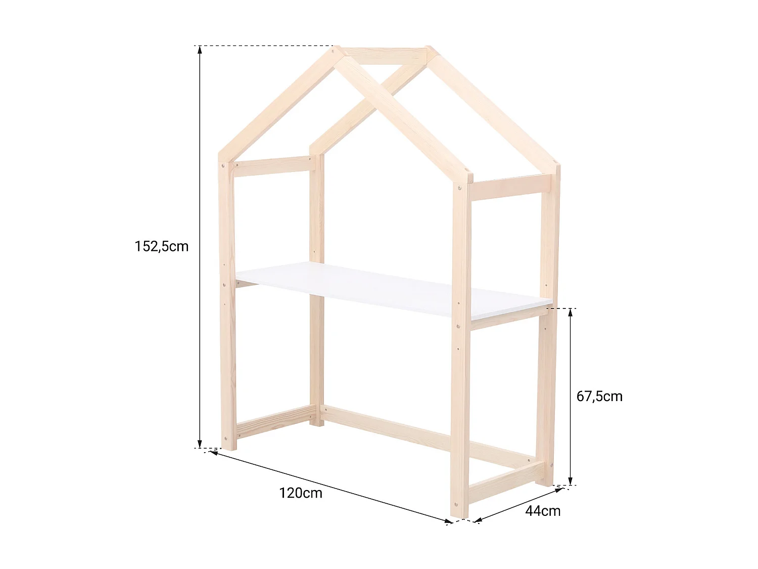 Bureau cabane évolutif pour enfant MARTIN - HAPPY GARDEN