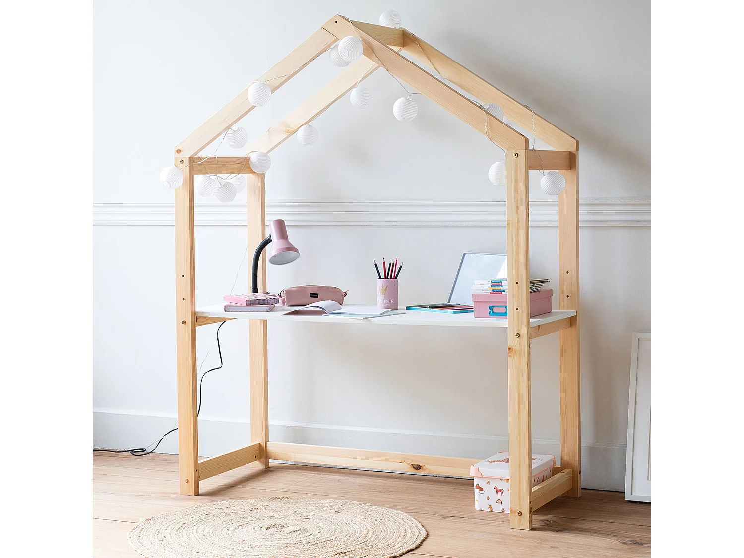 Bureau cabane évolutif pour enfant MARTIN - HAPPY GARDEN