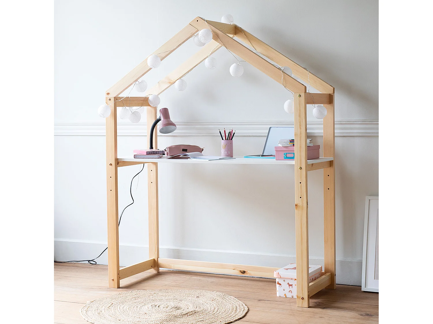 Bureau cabane évolutif pour enfant MARTIN - HAPPY GARDEN