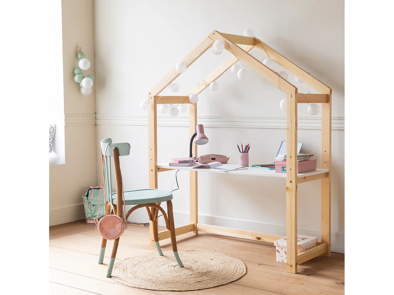 Bureau cabane évolutif pour enfant MARTIN - HAPPY GARDEN