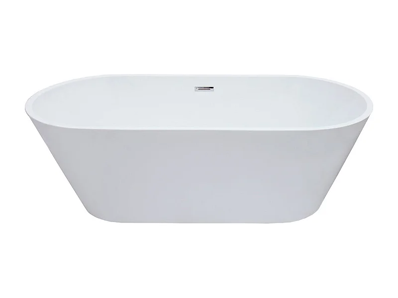 Baignoire îlot design ovale FINDLAY blanche 171 cm