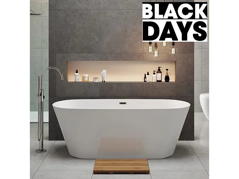 Freistehende Badewanne FINDLAY Anti-Slide 171 cm