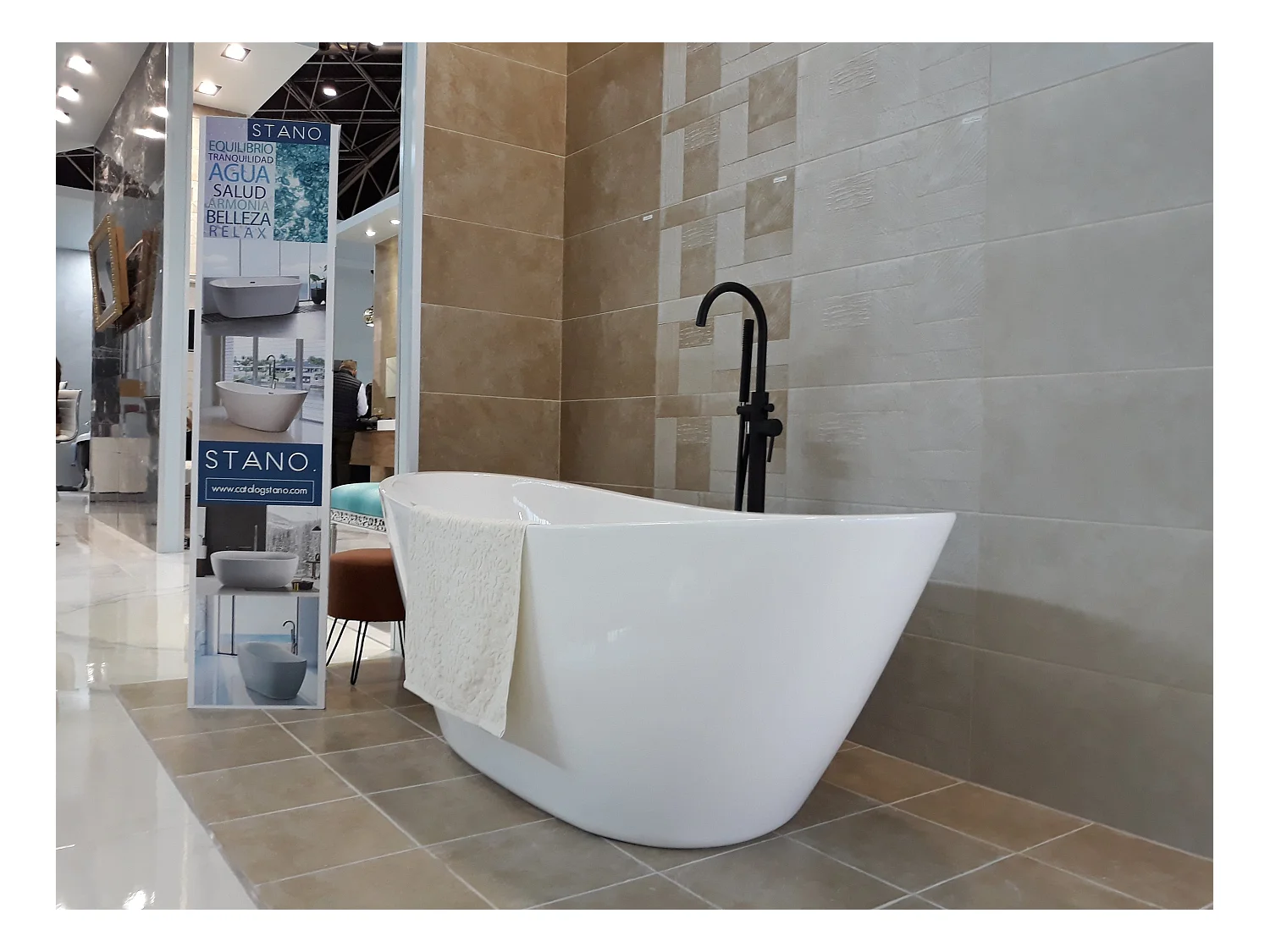 Freistehende Badewanne BRIGHTON 157 cm