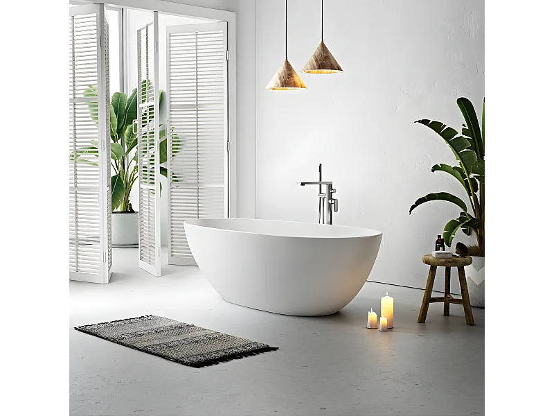 Freistehende Badewanne FLORIDA MATT 180 cm