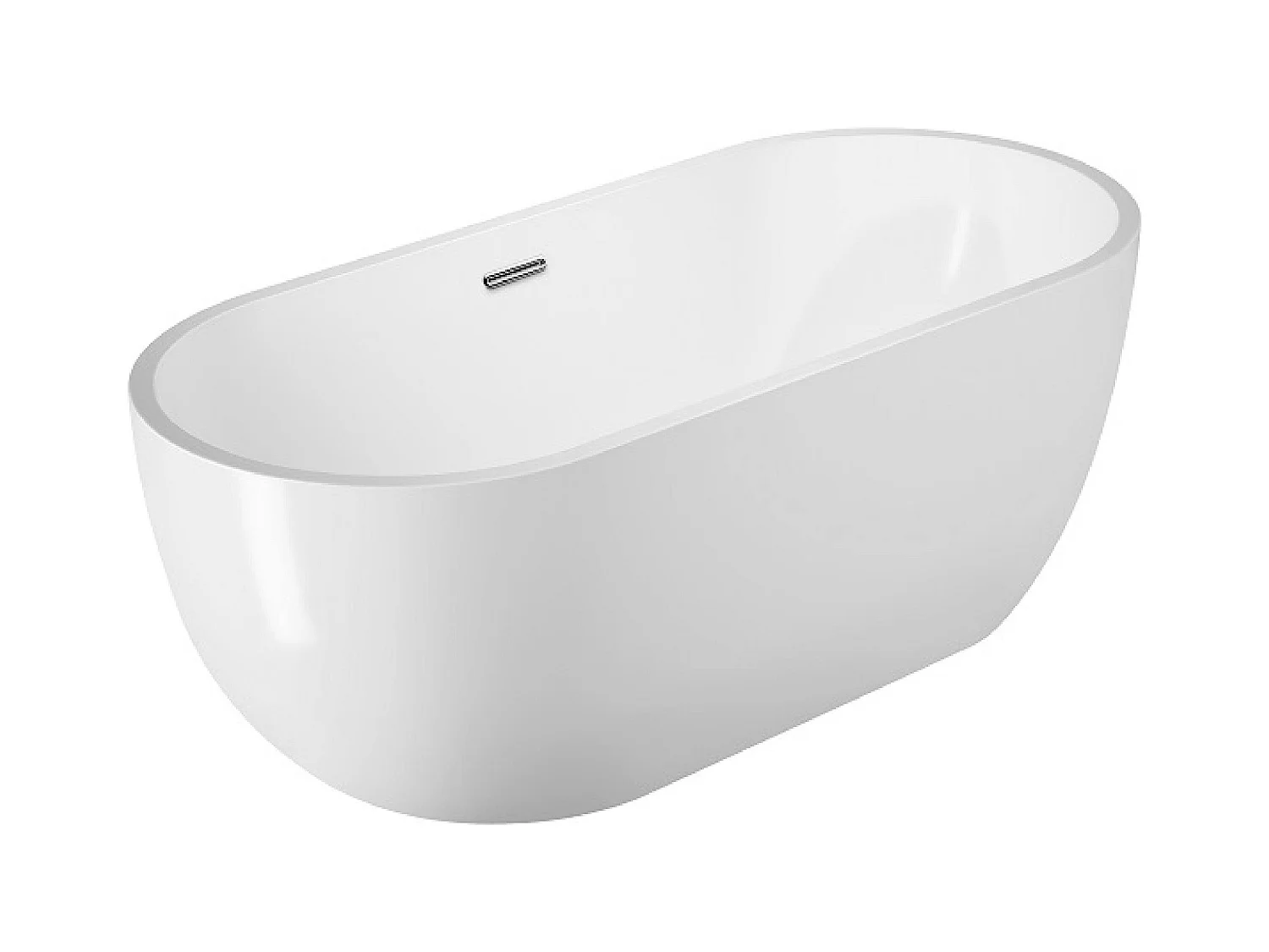 Freistehende Badewanne BOSTON 156 cm