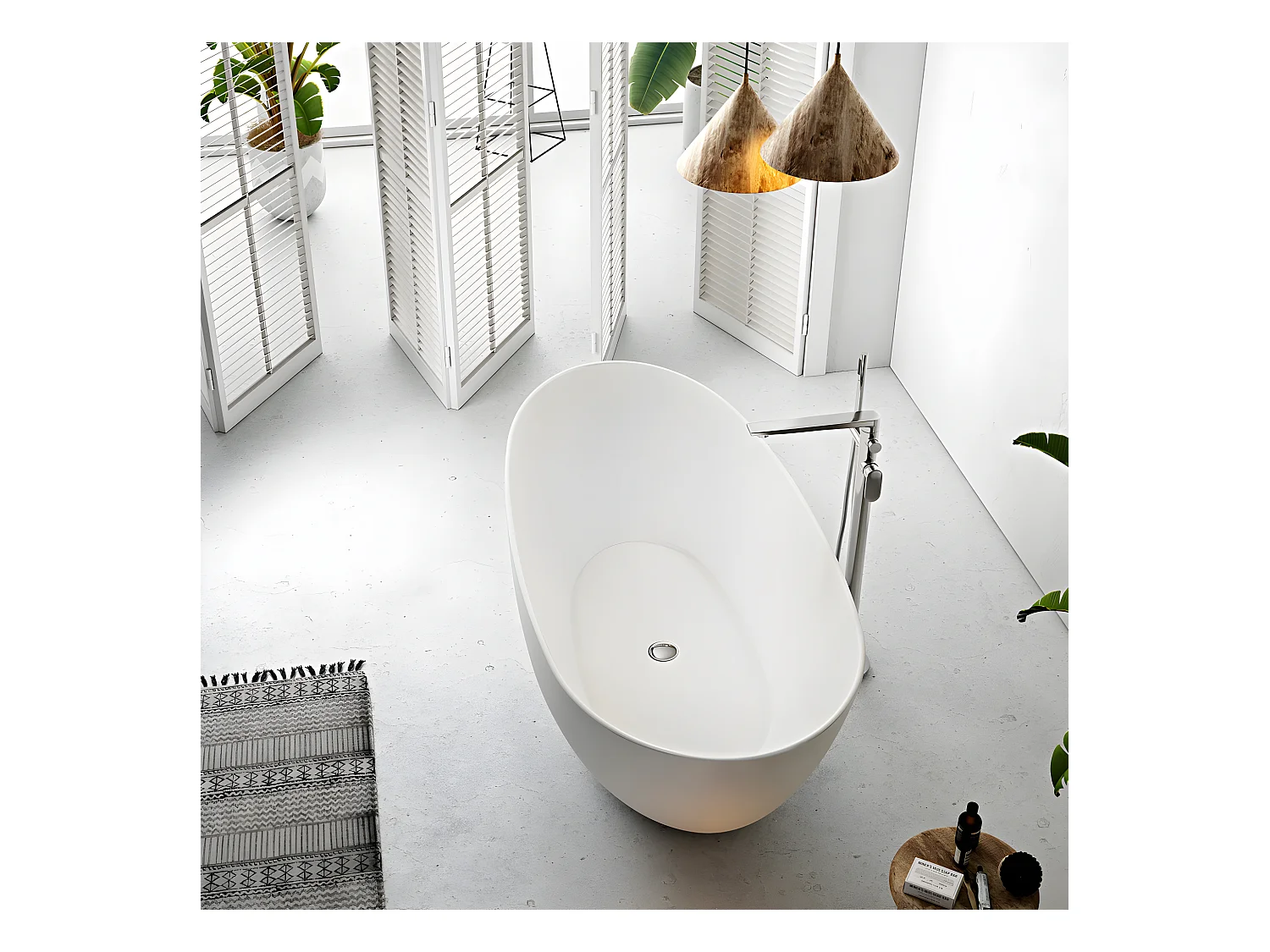 Bañera exenta FLORIDA  180 cm