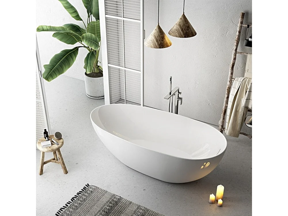 Freistehende Badewanne FLORIDA 180 cm