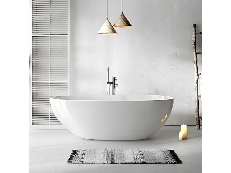 Freistehende Badewanne FLORIDA 180 cm