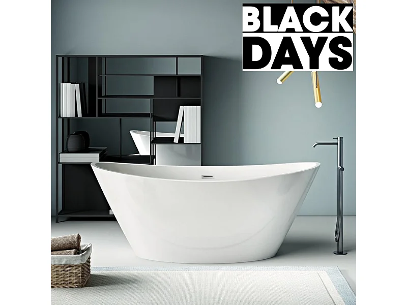 Freistehende Badewanne BRIGHTON 170 cm