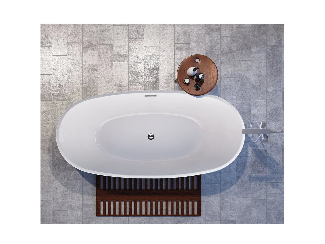 Bañera exenta DENVER  150 cm