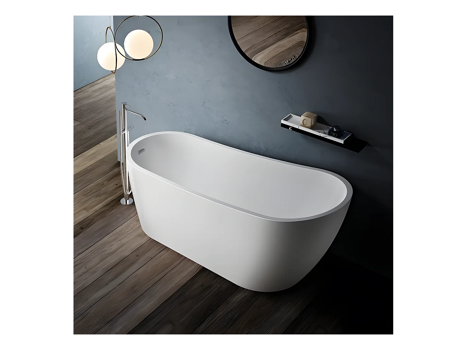 Freistehende Badewanne SUTTON 152 cm