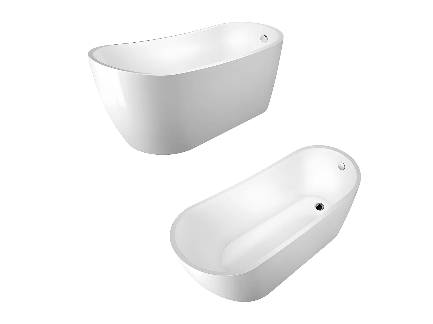 Freistehende Badewanne SUTTON 152 cm